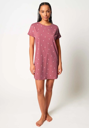 Skiny Meliertes Baumwollnachthemd 086951