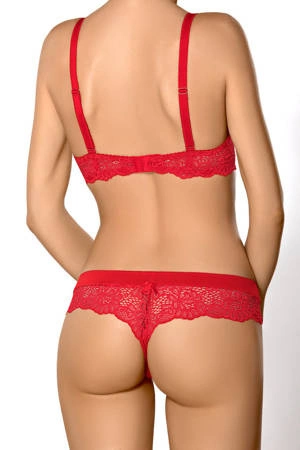 Stringi damskie Nipplex Claudia czerwone