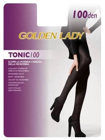 Golden Lady nero Tonic 100 DEN black opaque tights