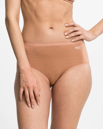 Sylvia Speidel women&#39;s midi bamboo panties dark beige 50041