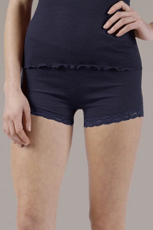 Nina von C women's panties wool and silk navy blue 29120846