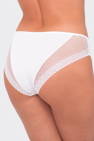 Figi damskie bawełniane Babell białe BBL012