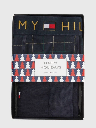 Gift set boxer shorts + socks Tommy Hilfiger navy blue UM0UM01996