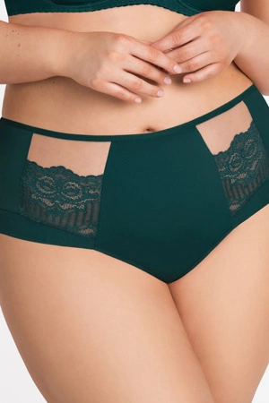 Majtki damskie pełne Gorsenia Luisse zielone K442