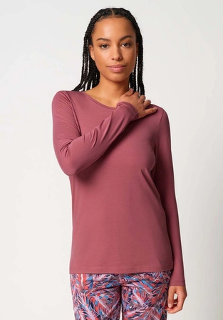 Damen Modal Skiny T-Shirt, meliert 087012