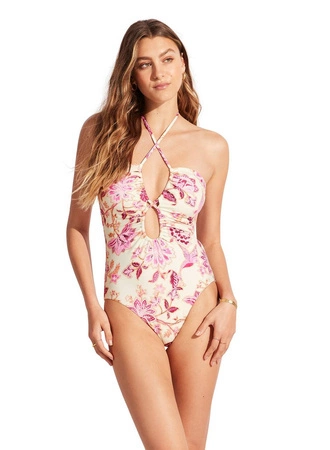 One-piece swimsuit Seafolly multicolored 11104-20