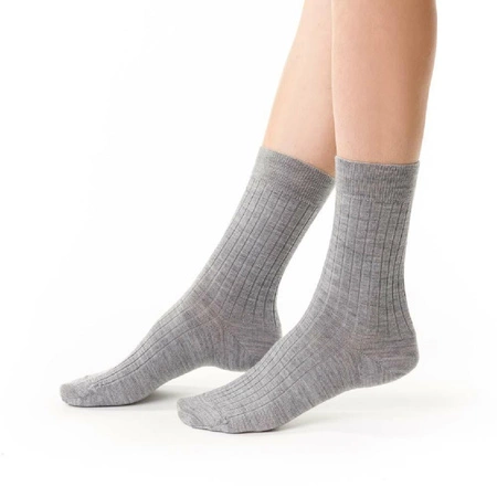 Steven gray women's pressure-free merino wool socks