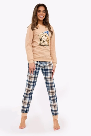 Bears women&#39;s pajamas comfortable cotton Cornette beige 671/425