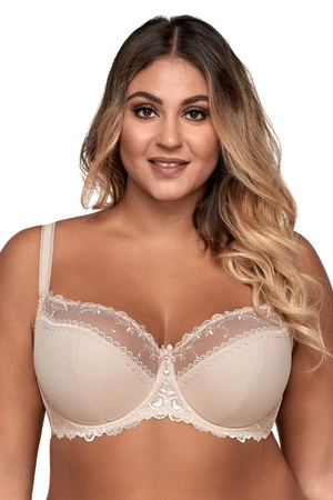 Biustonosz półusztywniany semi-soft Ava beżowy AV 1030