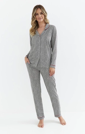 Cana Damen-Pyjama, Graphit 410