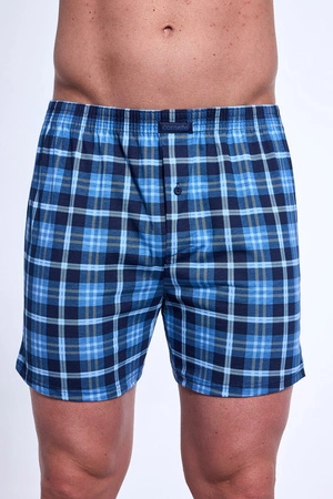 Men&#39;s loose cotton Comfort Cornette boxer shorts blue 002/317