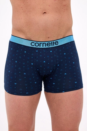 Men&#39;s cotton boxer shorts High Emotion Cornette navy blue 508/159