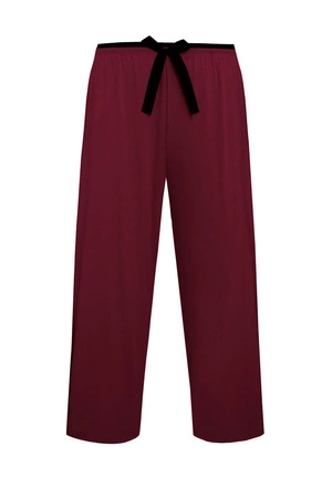 Mefemi Margot 3/4 burgundy viscose sleep pants