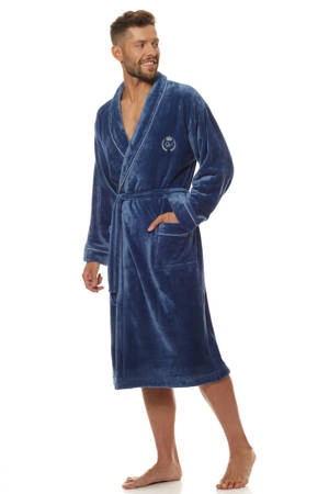 Men's dressing gown L&L& 2111 Luca blue