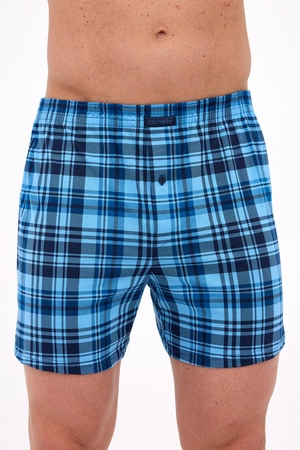 Men&#39;s loose cotton Comfort Cornette boxer shorts blue 002/321