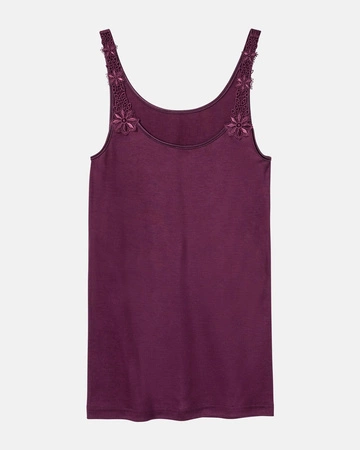 Damen-T-Shirt aus Modal Sofia Speidel lila 50011