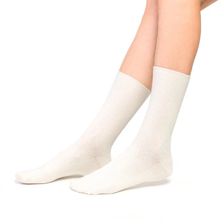 Steven cream non-pressure women's socks 062