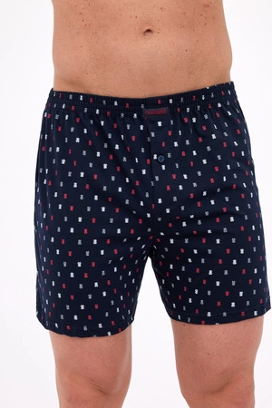 Men&#39;s loose cotton Comfort Cornette boxer shorts navy blue 002/330
