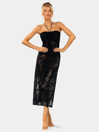 Strandkleid und Rock 2 in 1 Feba schwarz F43/604H