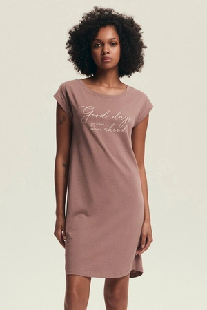 Henderson Damen-Nachthemd aus Baumwolle, Rosa, 43700