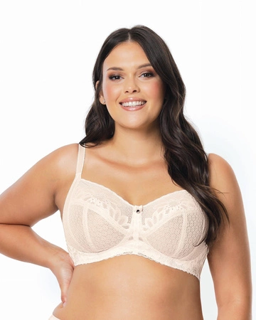 Non-wired bra Carmela Nipplex sand