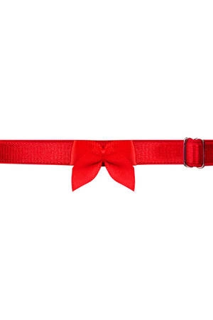 Julimex Bologna PW-107 narrow garter, red