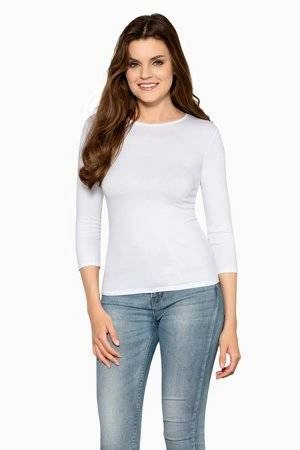 Women's cotton blouse 3/4 Babell white Gwen