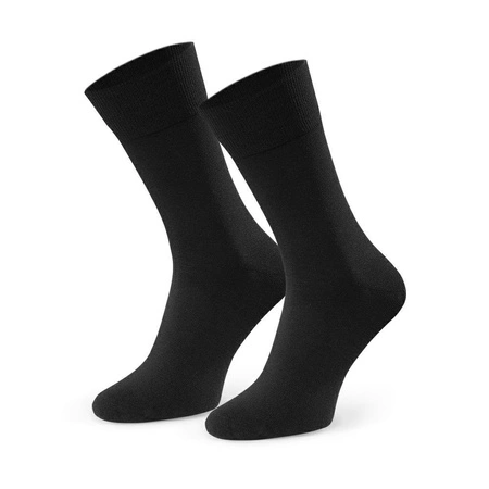 Steven men's cotton suit socks black 056