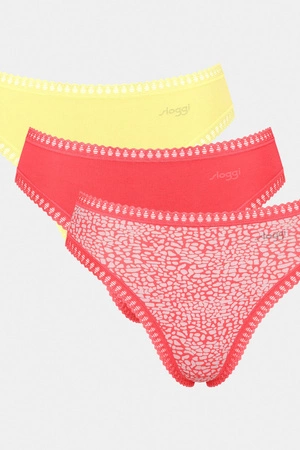 Sloggi go crush high leg panties C3P 3 pieces yellow