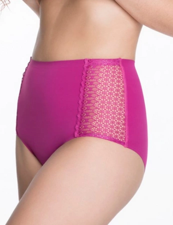 Majtki maxi wyższe w stanie Opal Julimex purpurowe