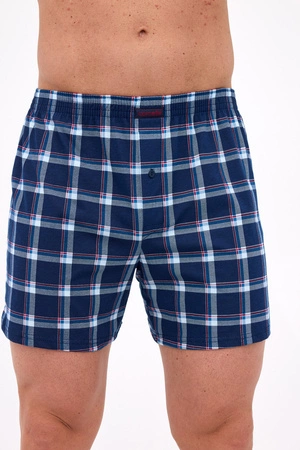 Men&#39;s loose cotton Comfort Cornette boxer shorts navy blue 002/323