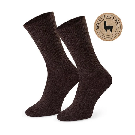 Damensocken 50 % Alpakawolle Steven Honey 044