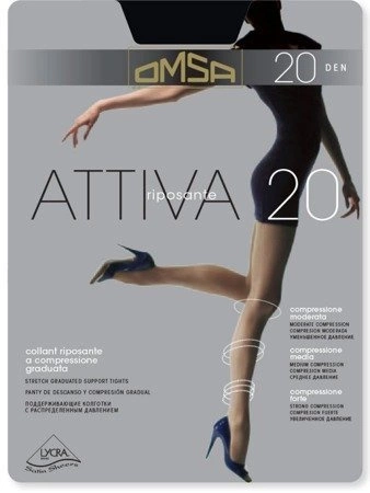 Attiva Tights 20den Omsa daino medium beige