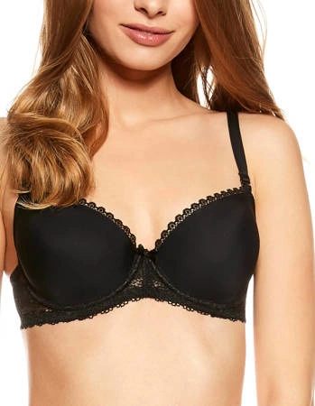 Kassidy Henderson black lace push up bra