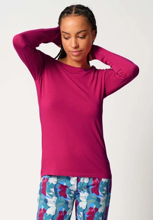 Skiny pink modal women&#39;s T-shirt 087007