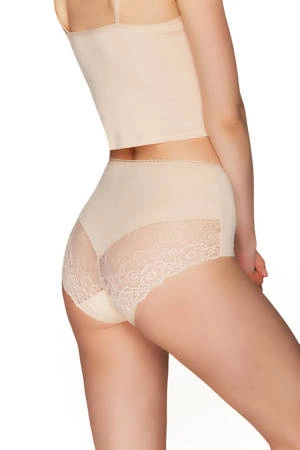 High cotton panties Babell beige BBL155