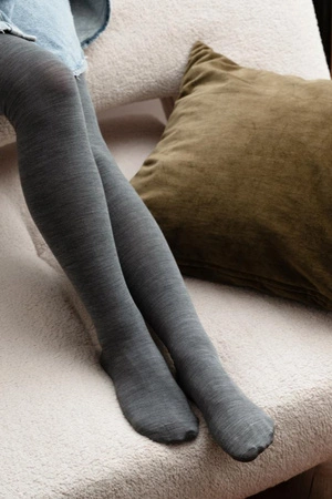 Steven merino wool tights gray 130