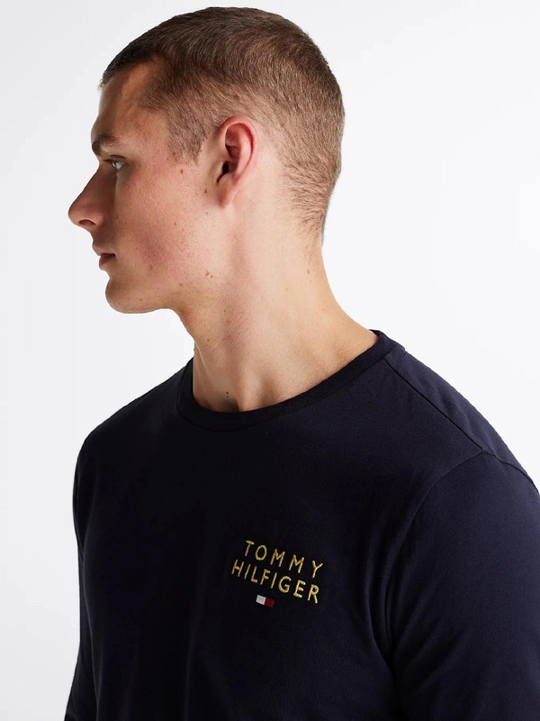 Tommy Hilfiger Herren-Longsleeve Marineblau UM0UM03067