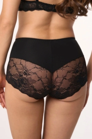 Babell black maxi lace shaping panties BBL203