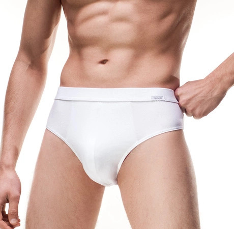 Cornette Authentic Herrenslip weiß