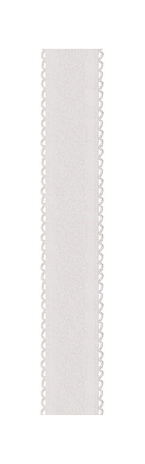 Ramiączka materiałowe Julimex białe 16mm