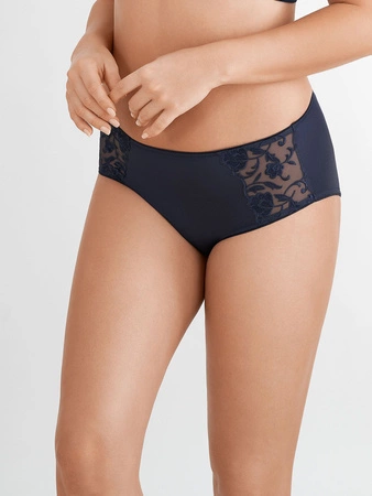 Hoher Midi-Slip für Damen Moments Felina marineblau 1319