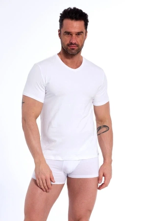 Cornette Authentic 201 short sleeve T-shirt white